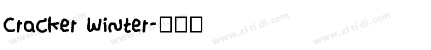 Cracker Winter字体转换